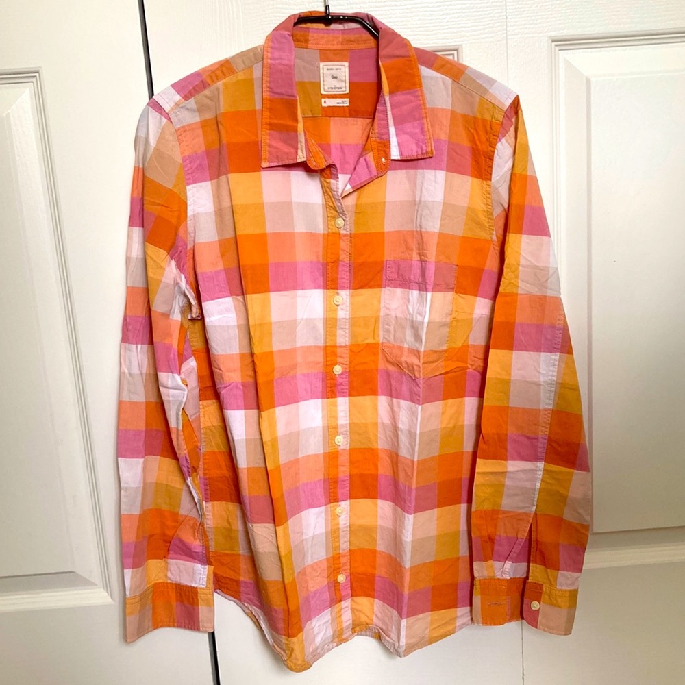 Gap Fitted Boyfriend Shirt